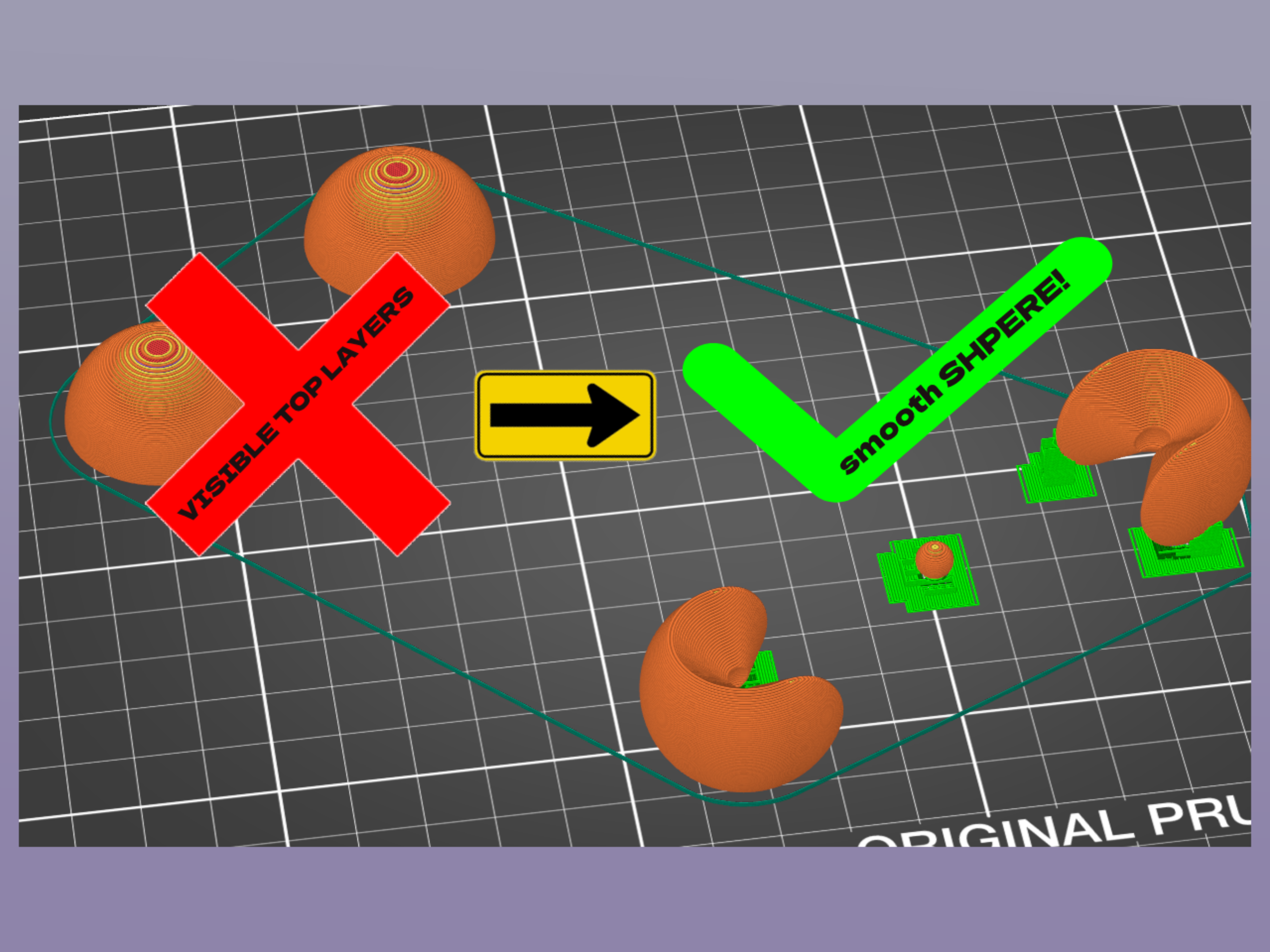 Smooth SPHERE! no more visible top layers.