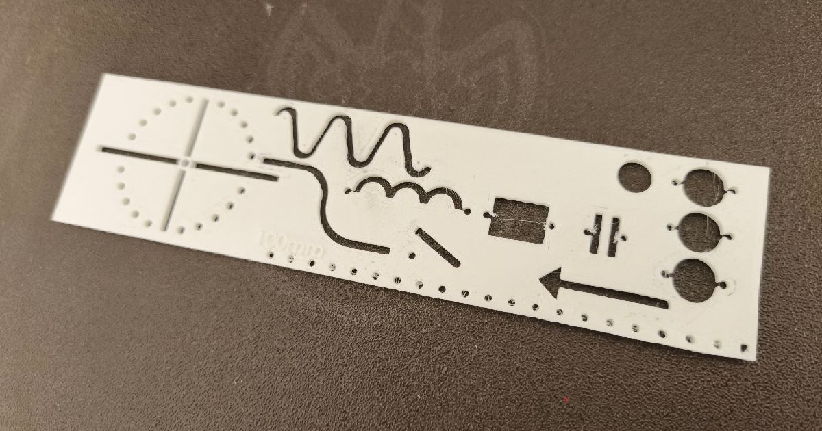 Electrical engineering ruler by willyfoxz Download free STL model