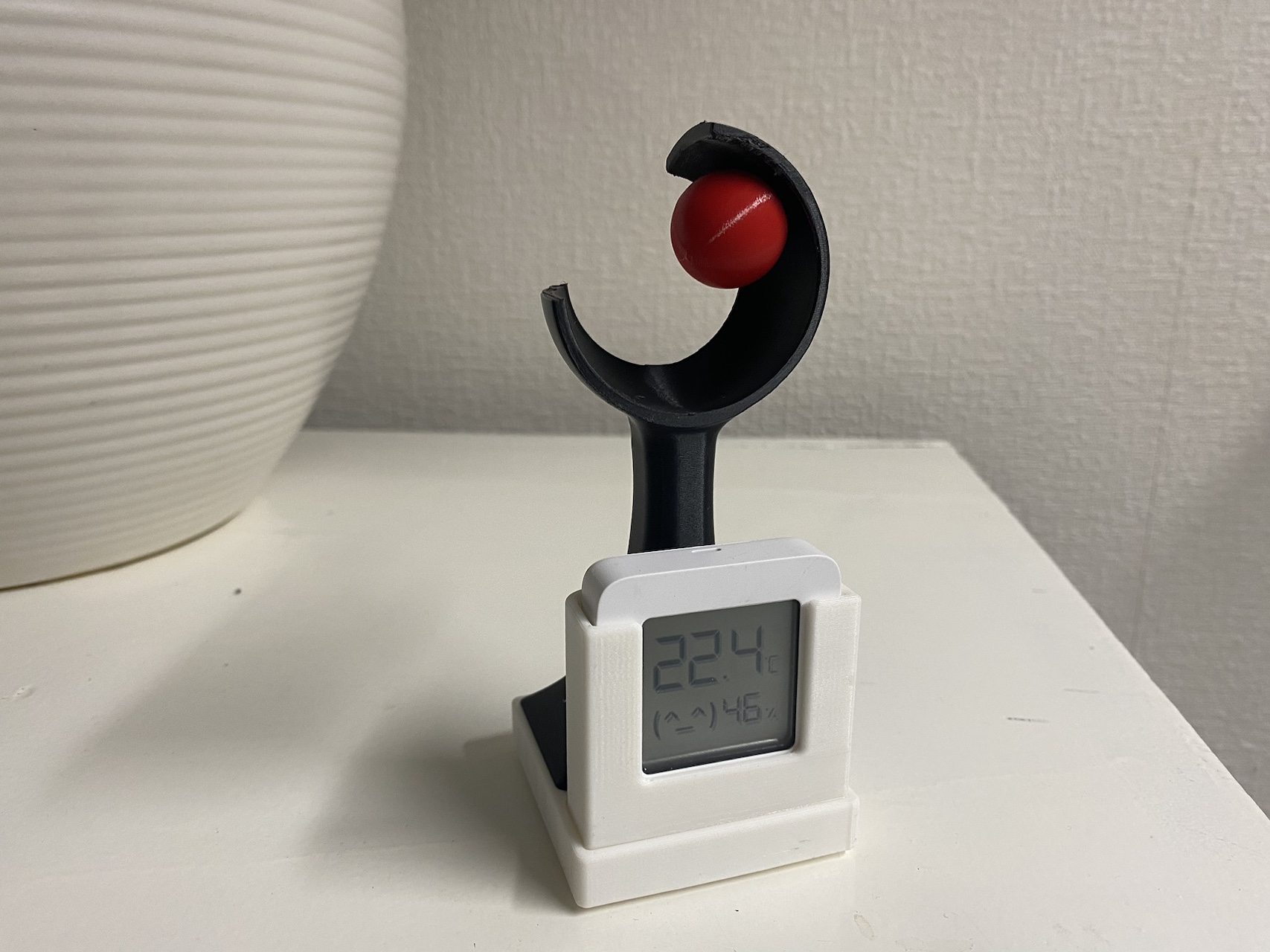 Antibody figurine with Xioami Mi Thermometer holder