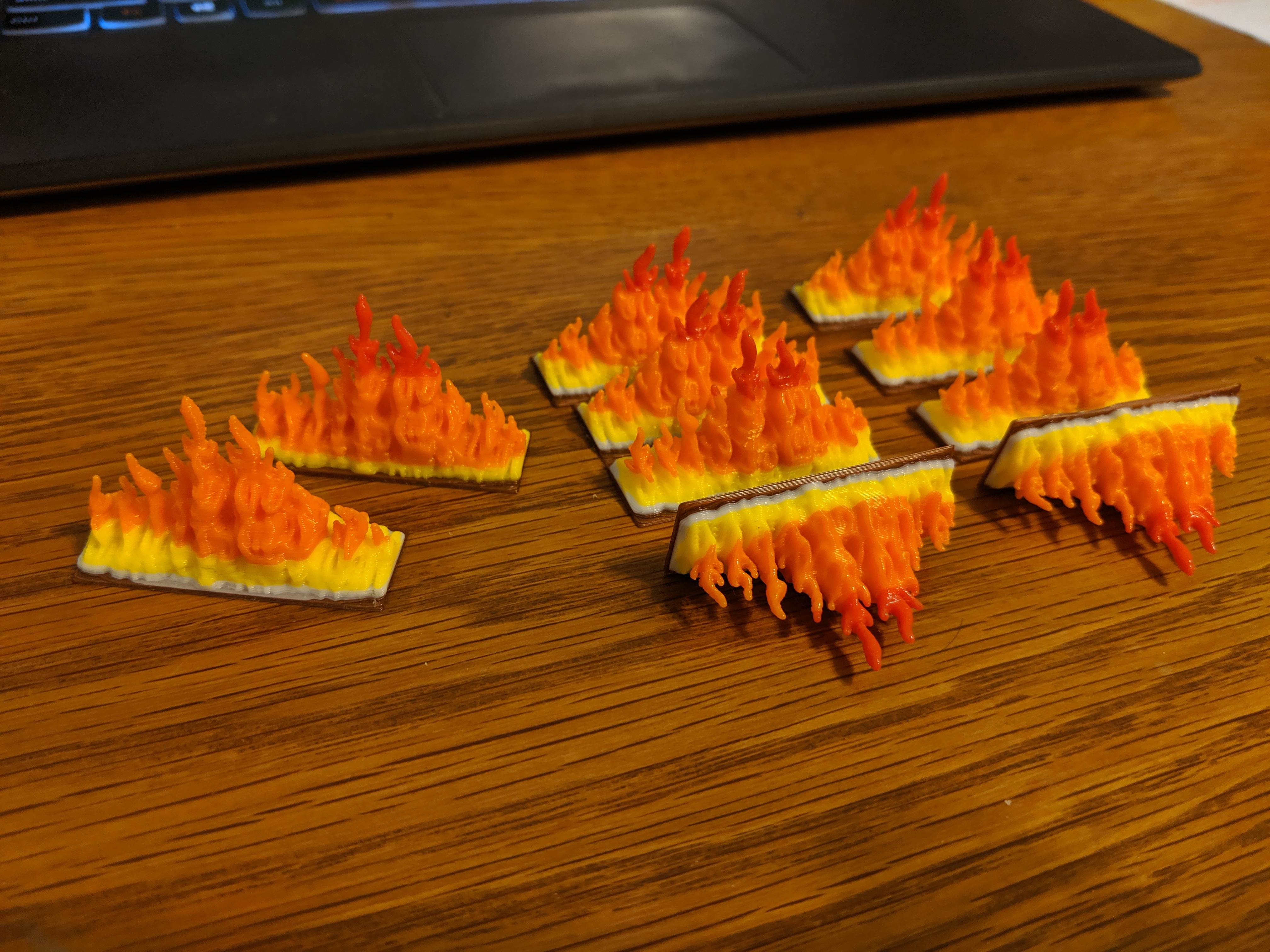 Wall of Fire (40mm wide x 25mm high x 10mm deep/thick)