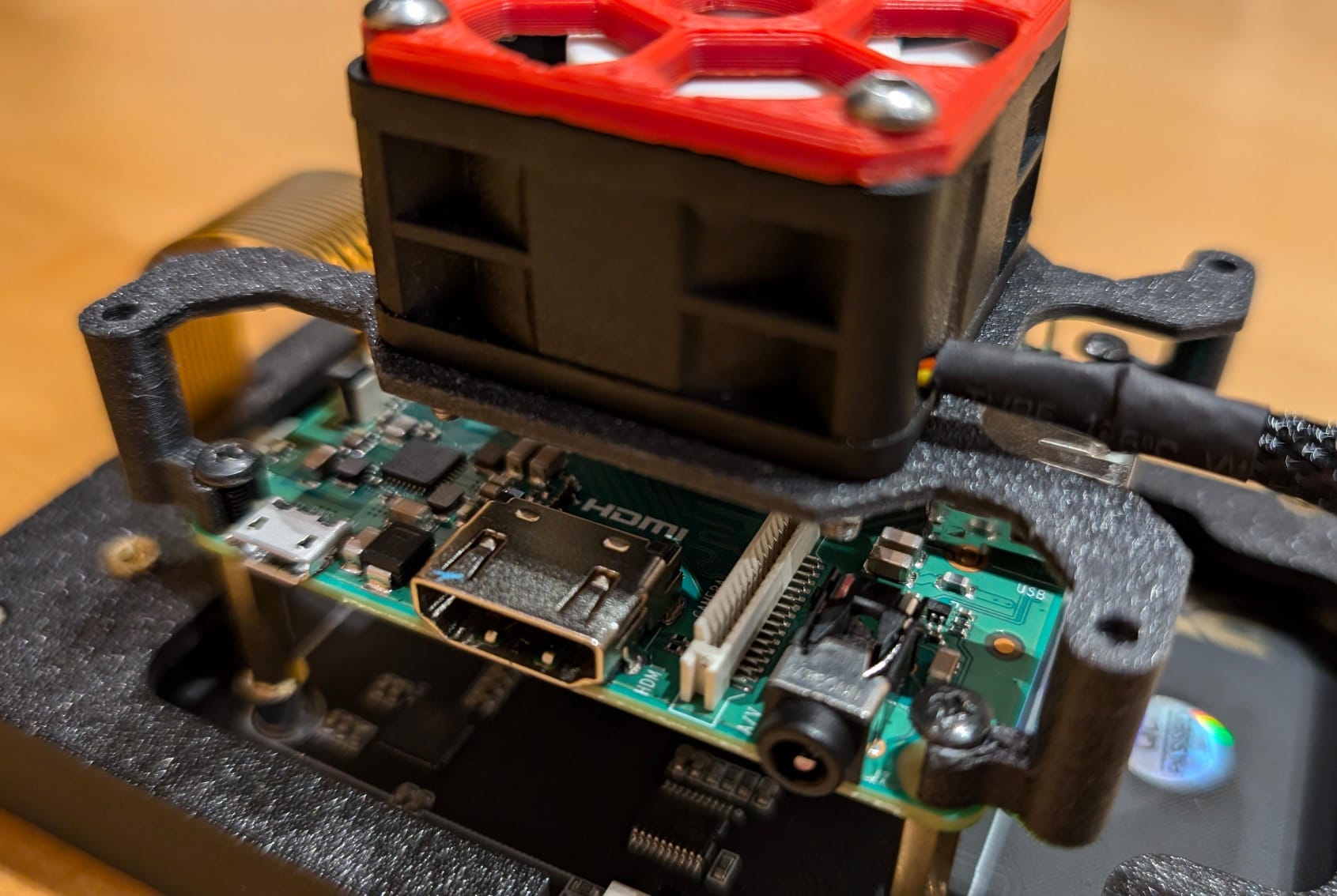 Raspberry Pi Fan Holder by TestoMane | Download free STL model ...