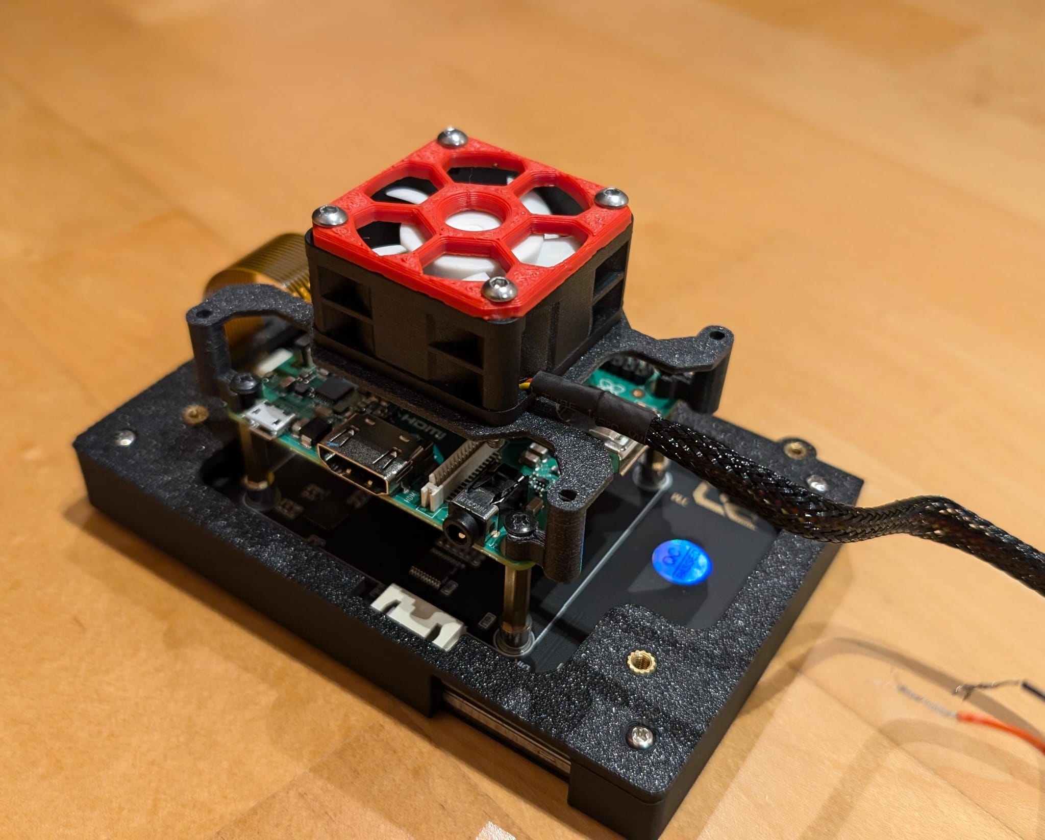 Raspberry Pi Fan Holder by TestoMane | Download free STL model ...