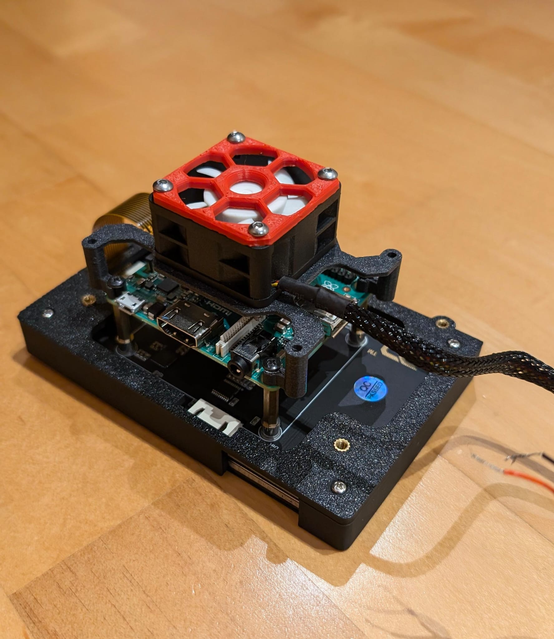 Raspberry Pi Fan Holder by TestoMane Download free STL model