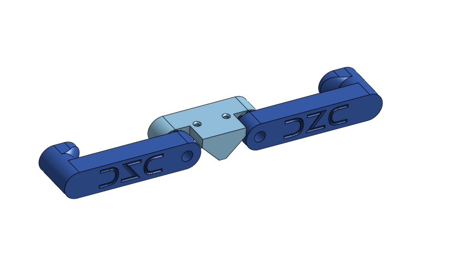 Adjustable Stand for LED Tubes by DZC Download free STL
