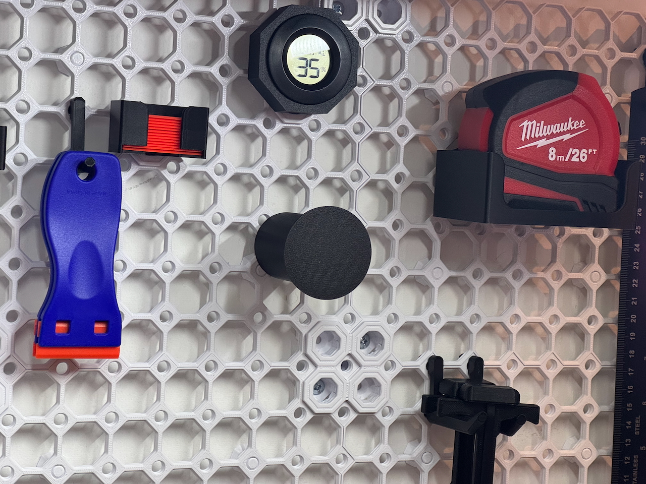 Multiboard Tape Holder by jcandthewires Download free STL model