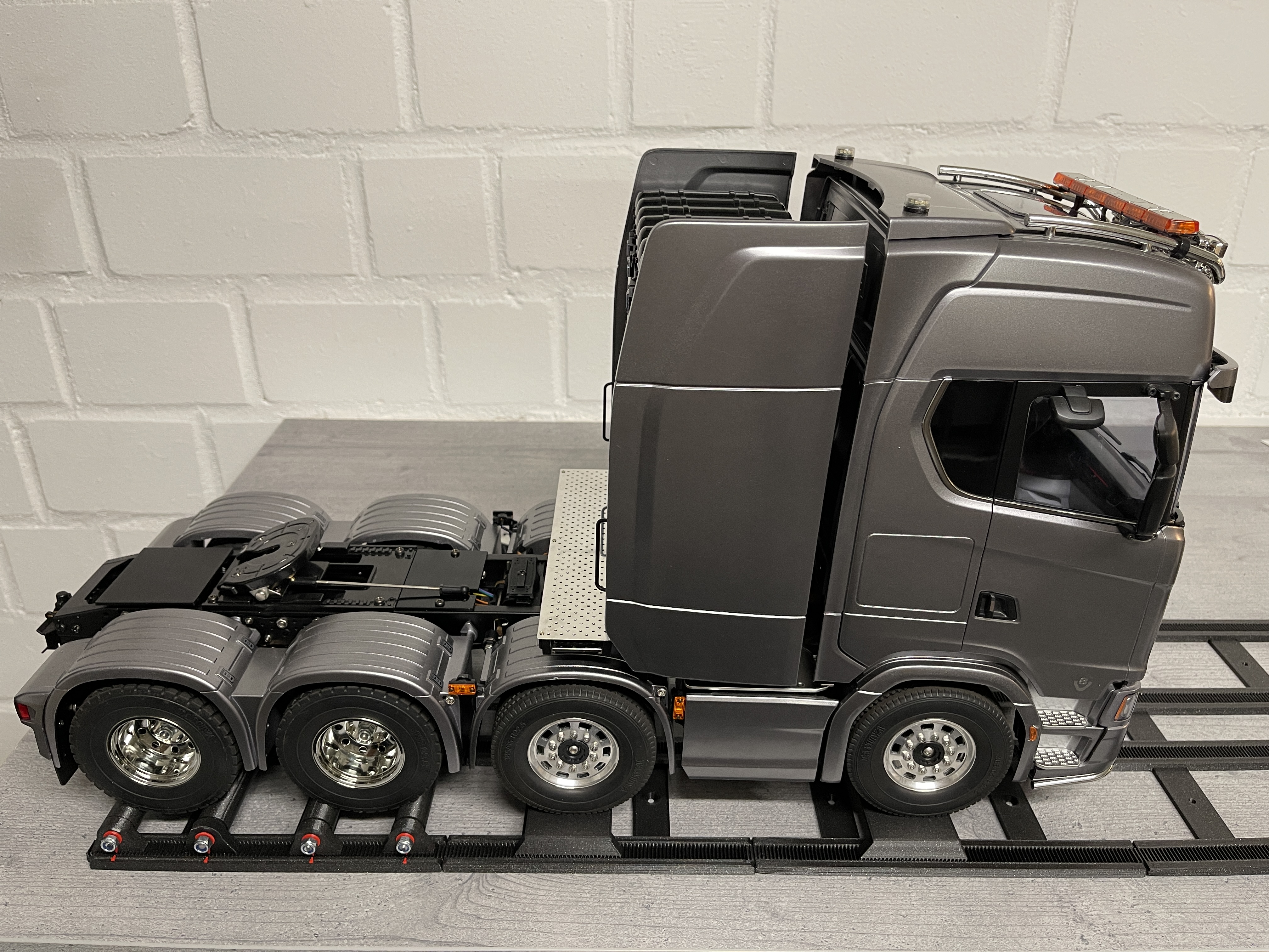 Freilaufbühne 1:14 Tamiya Scania 770S RC Testlauf