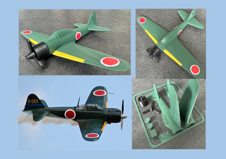 A6M Zero kit card