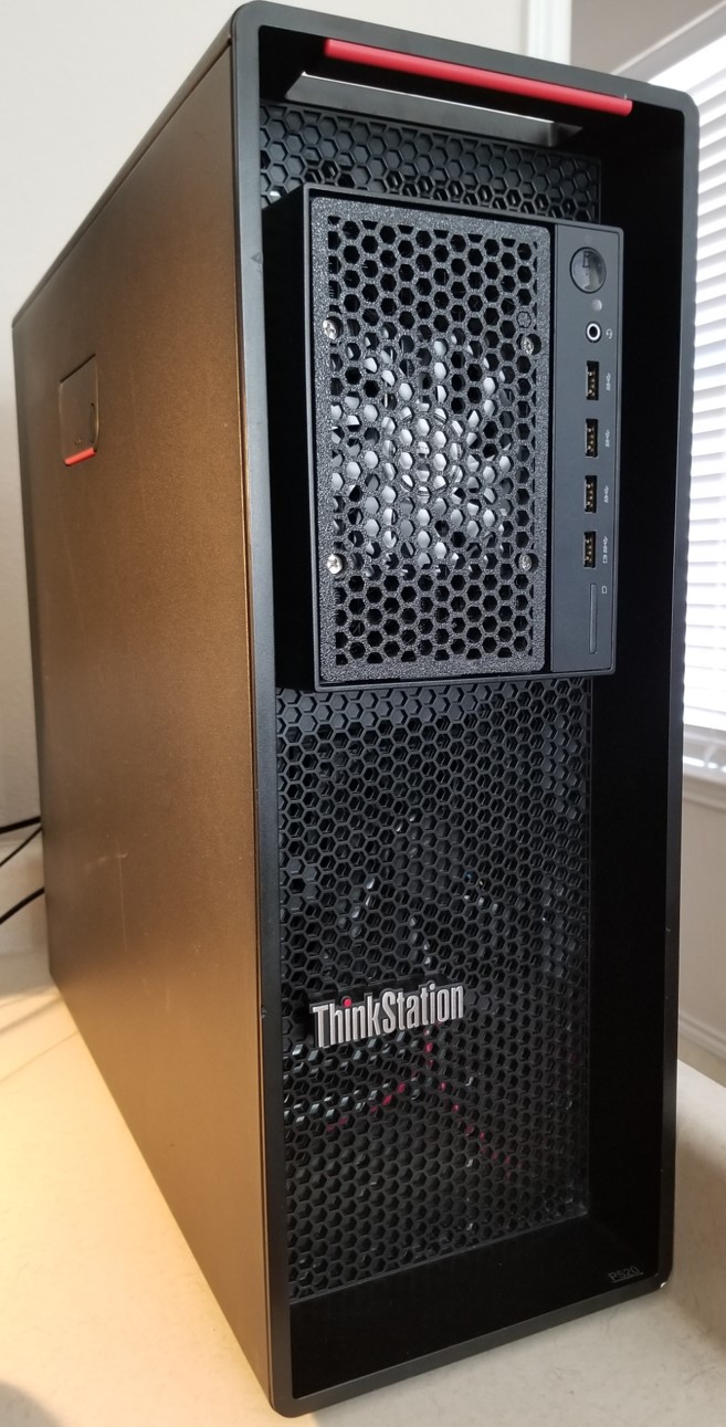 Lenovo P520 Optical Drives to 2x Hard Drive & 80mm Fan