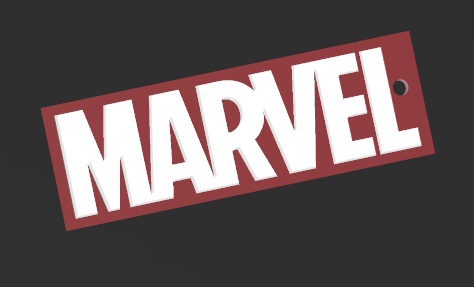 Marvel keychain