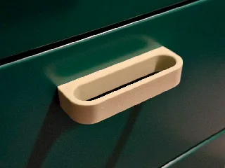 Rounded Cabinet/Drawer Door Pull Handle  (2 Sizes)