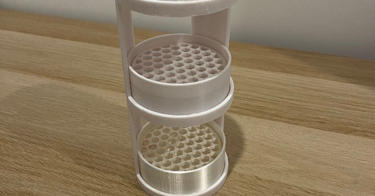 Vertical support for soap dishes by Amador Profissional Download free