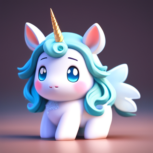 Miniatura 2 do modelo 3D Cute Unicorn