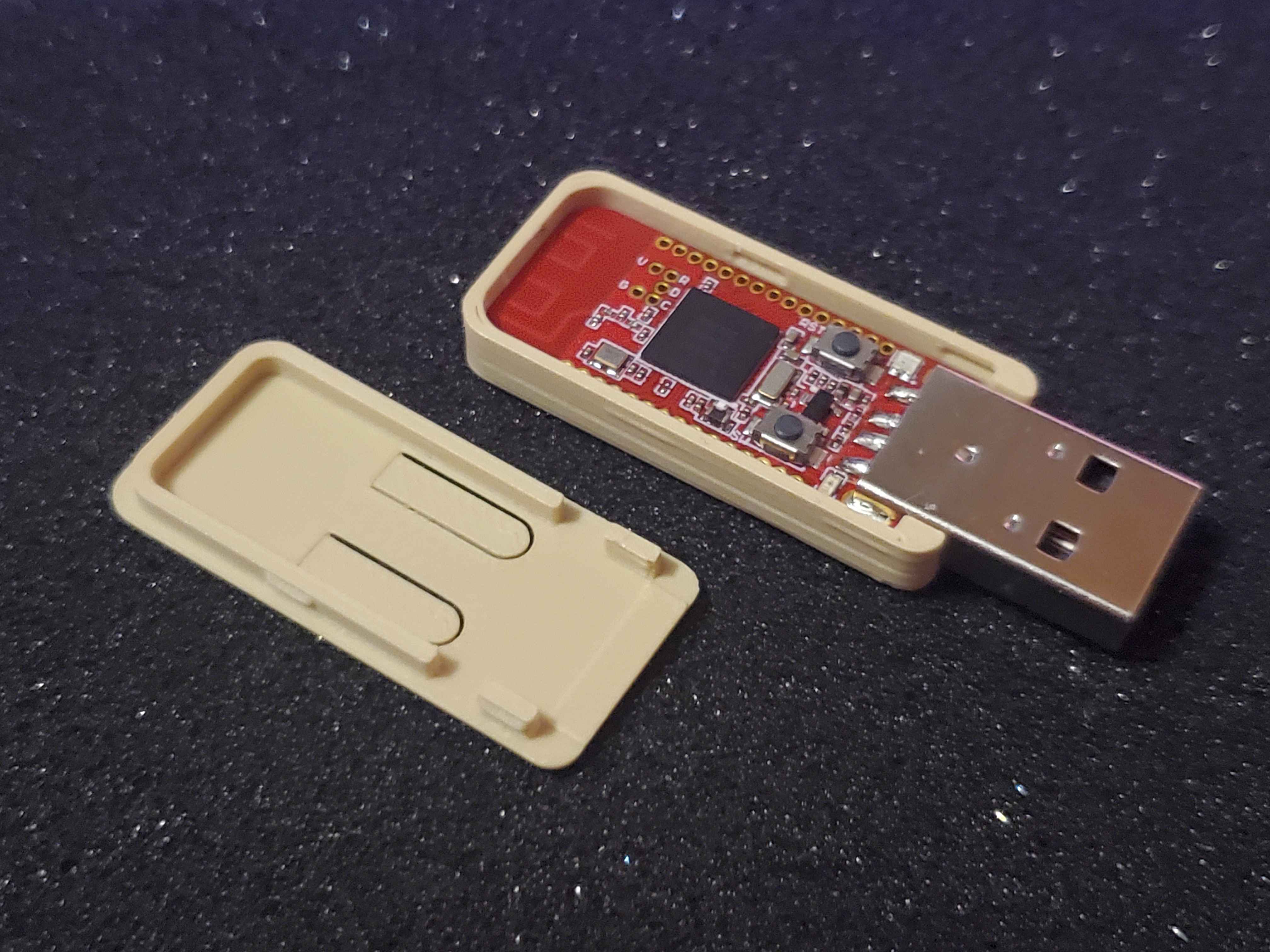 EByte nRF52840 Dongle Case with Buttons — miniatura 2