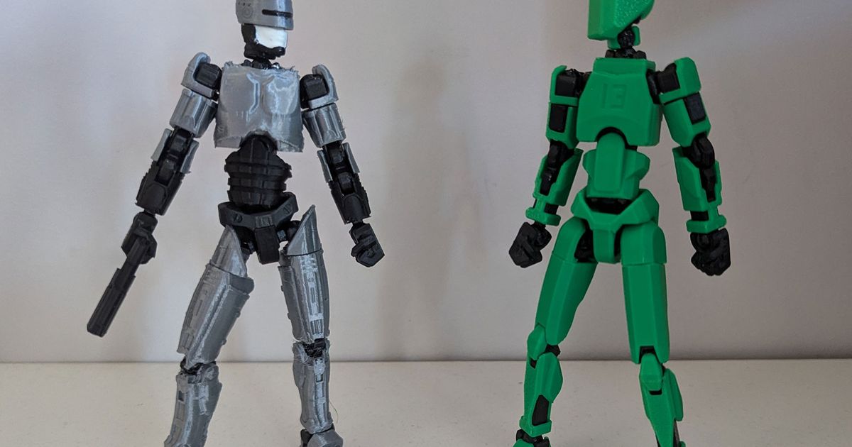 DUMMY 13 Robocop Armor by RedSandals Download free STL model