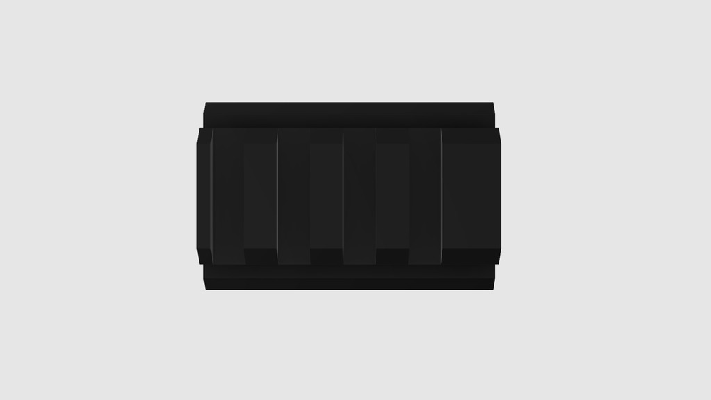 Miniatura 4 do modelo 3D short picatinny rail riser