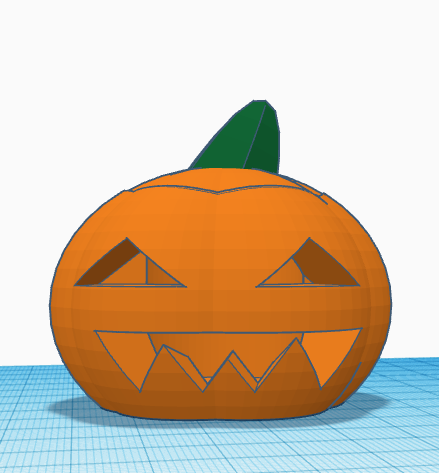 Miniatura 2 do modelo 3D mini jack-o-lantern