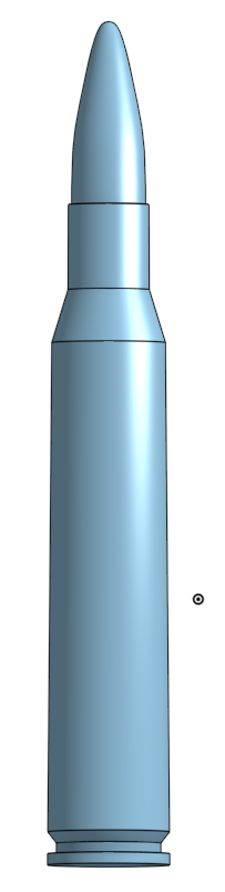 .280 Remington Cartridge