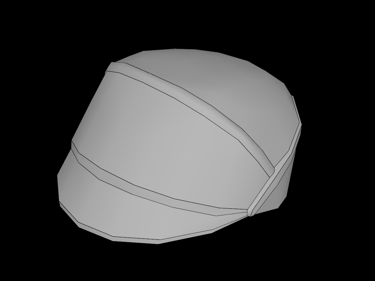 Lego Compatible (16497.dat) Minifig SW Imperial Officer Cap