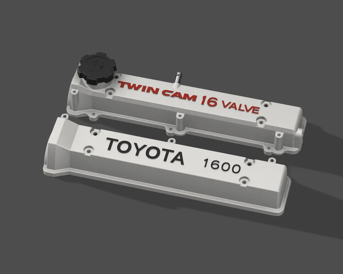 Toyota 4AGE 16V cam covers by CatchMyDrift? | Download free STL