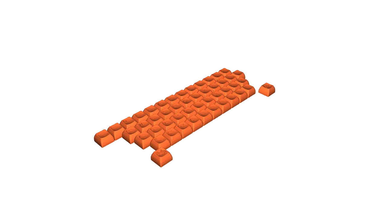 The Space Invader Keycap collection by Yoko | Download free STL