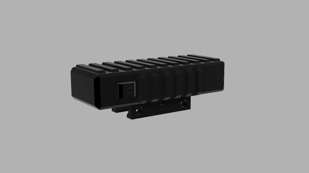 battery box for picatinny rail