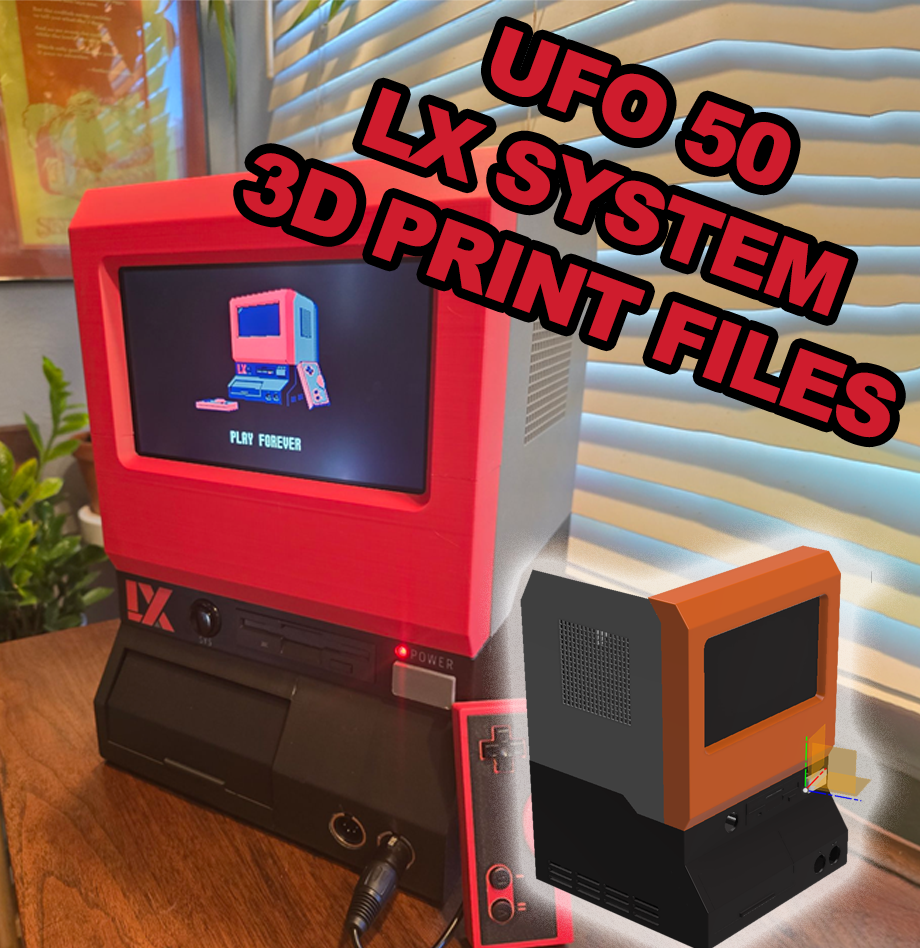 UFO 50 LX System 3D Print Files by lukethemaker Printables Store