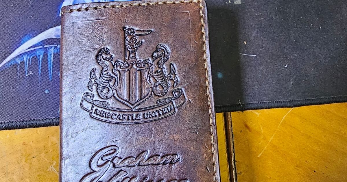 Newcastle United Logo leather Stamp by Daniel Download free STL model