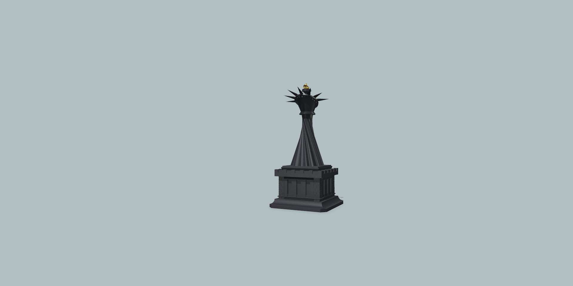 Statue of Liberty Chess Queen by YassB Download free STL model
