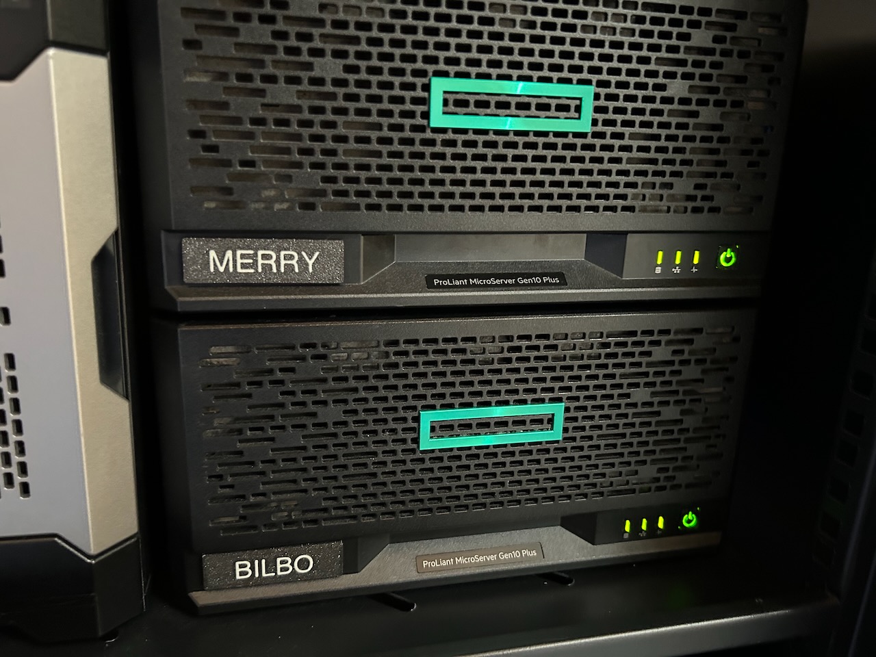 HP Microserver Nameplate