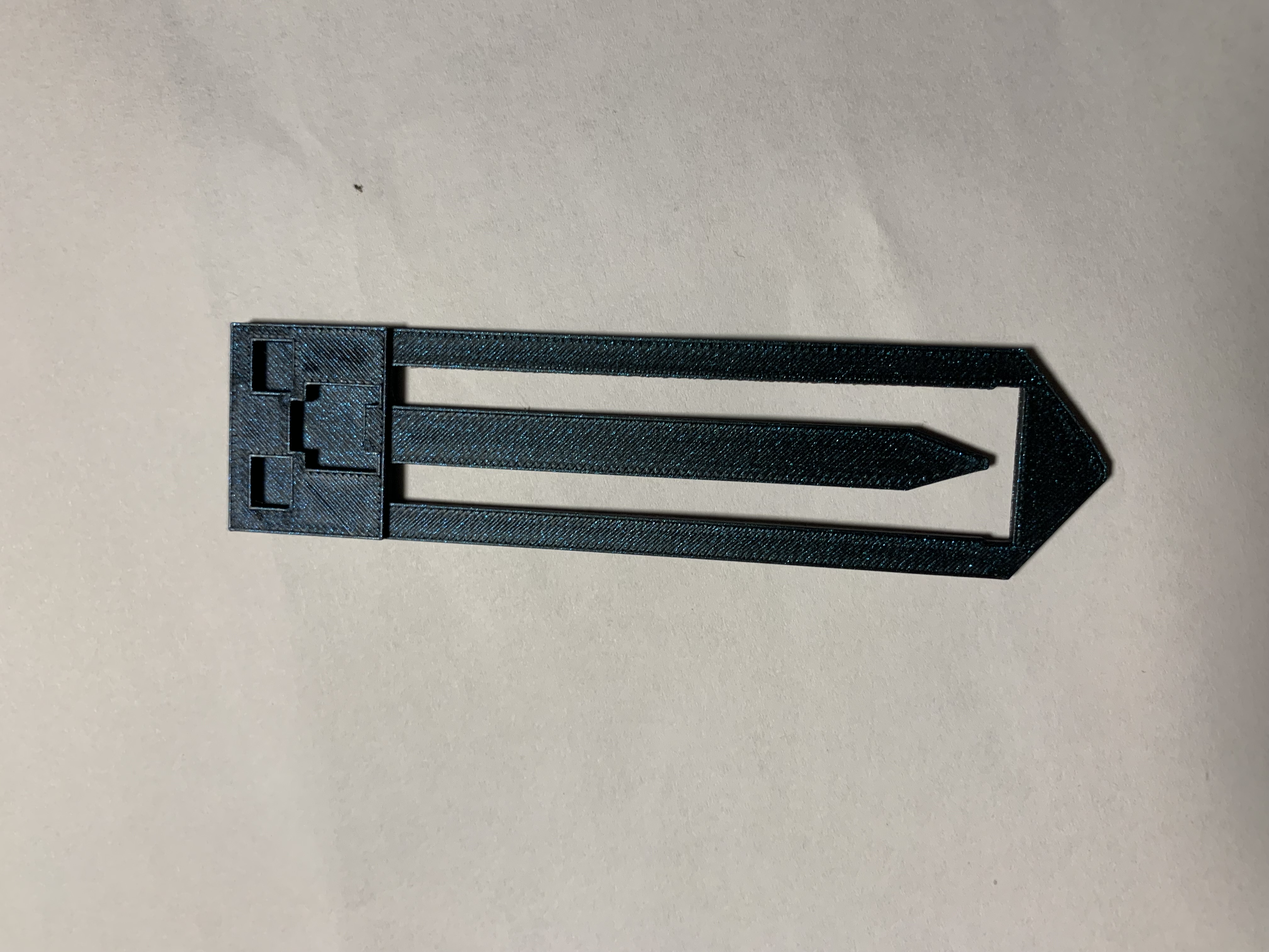 Minecraft Bookmark by Toeknee Download free STL model