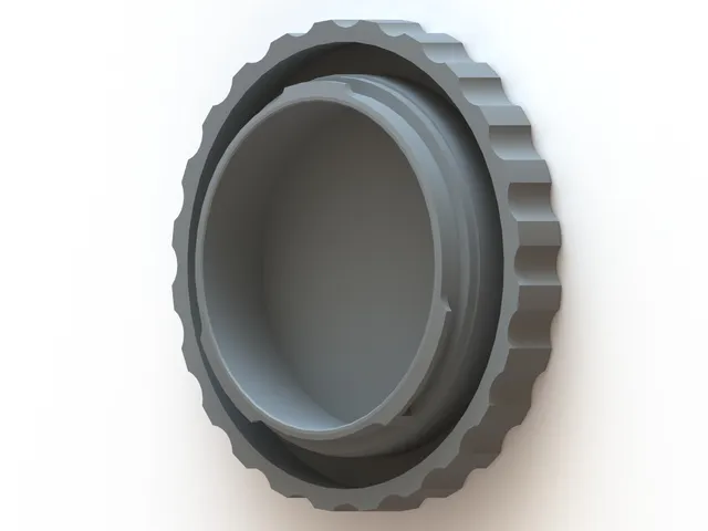 Micro Four Thirds Body Cap with Position Marker and Rotation Lock
