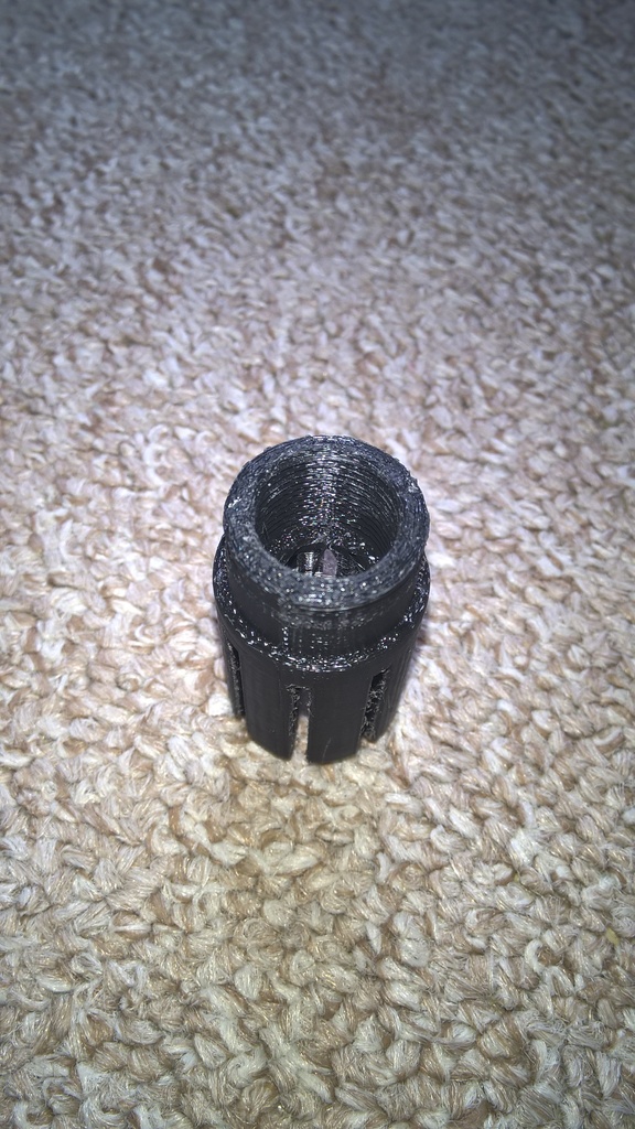 Miniatura 3 do modelo 3D threaded airsoft muzzle brake/flash hider