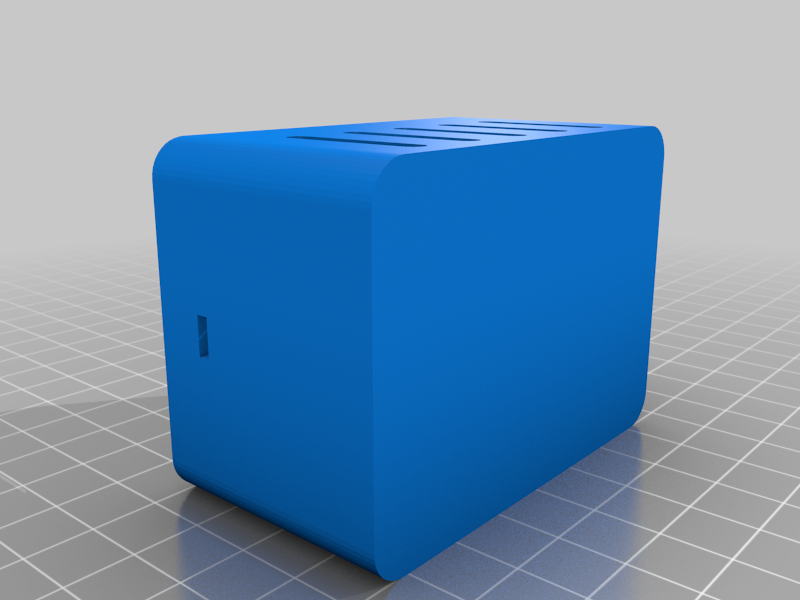 Quinled-Dig-Uno case with cherry button