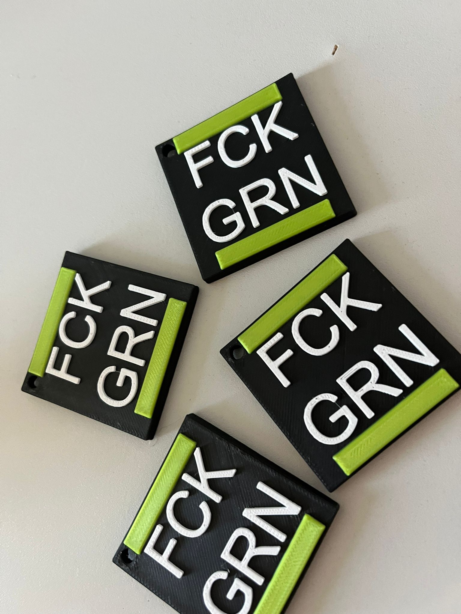 FCK GRN Keychain