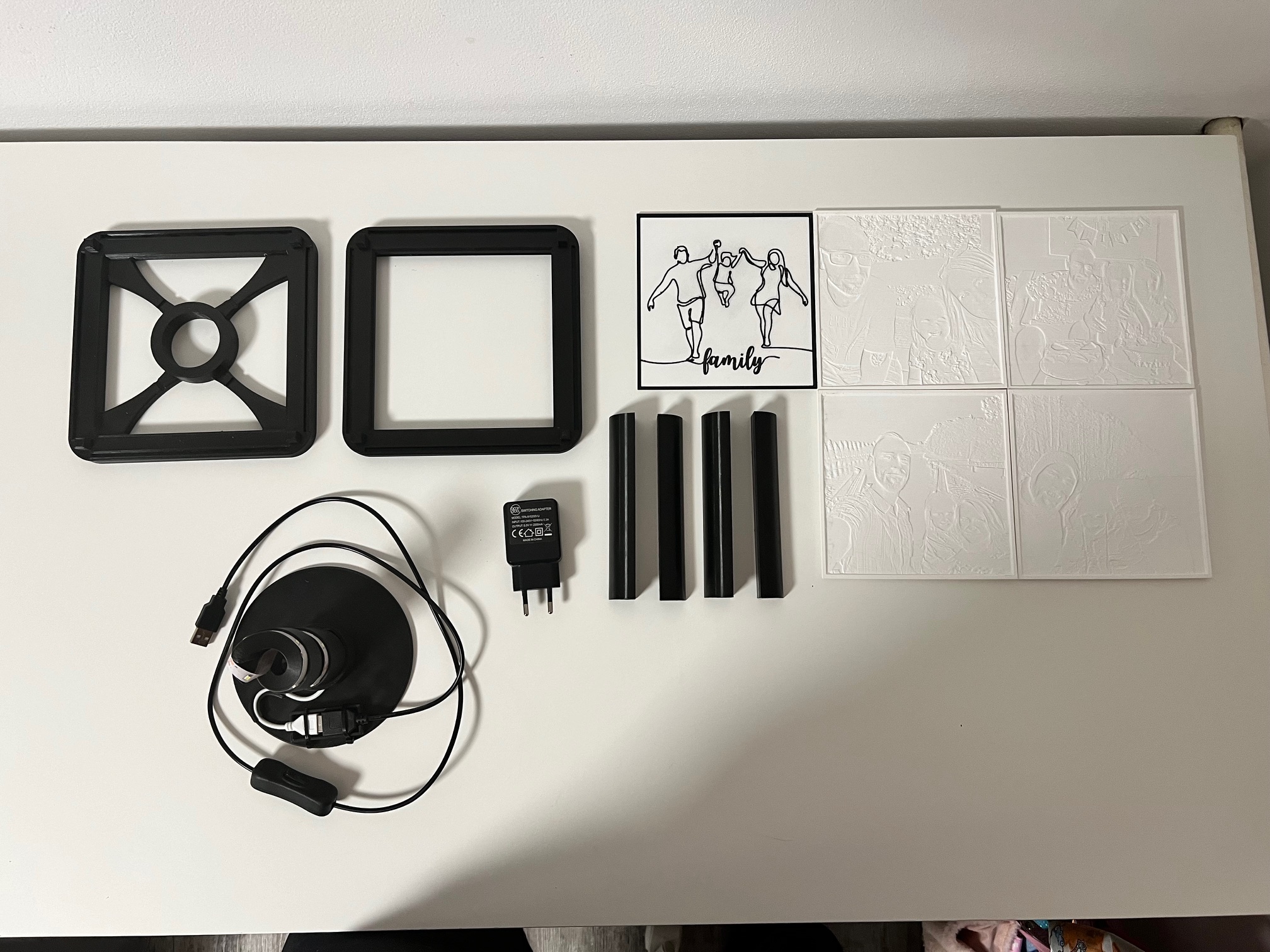 Miniatura 6 do modelo 3D Lithophane rotating lapm