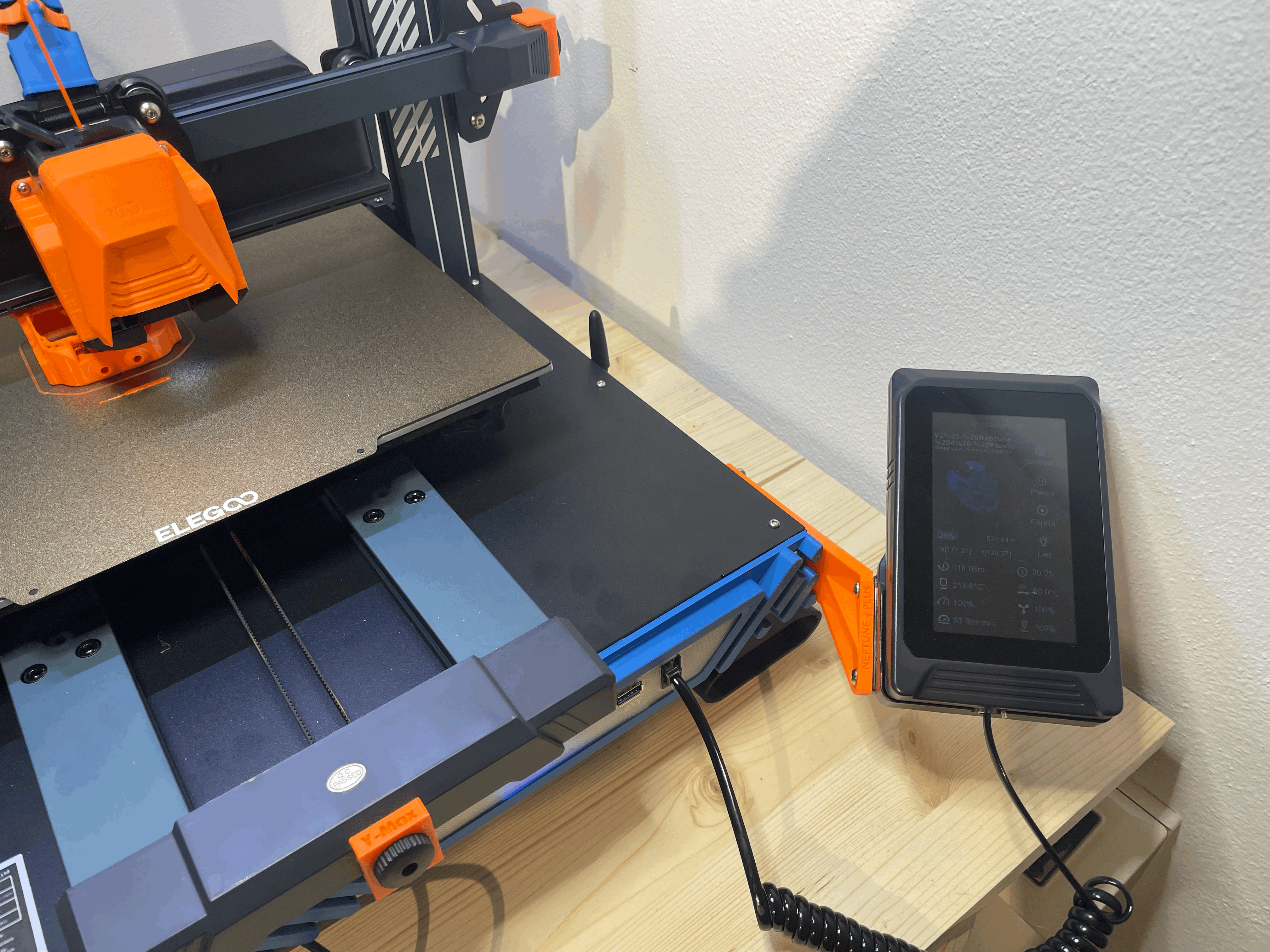 45 Degrees Stand Touchscreen for Neptune 4 (Base, Pro, Plus, Max)