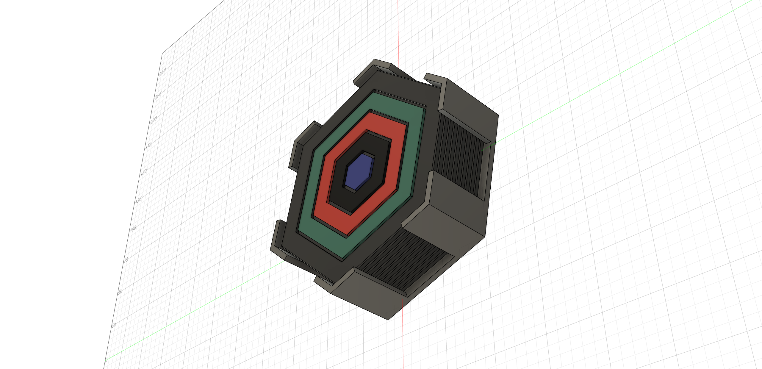 Miniatura 4 do modelo 3D Hexagonal coaster set