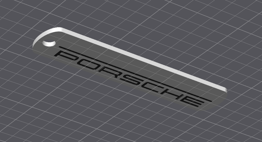 Porsche Keychain