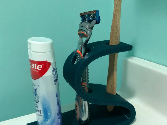 Tooth Brush & Razor Holder