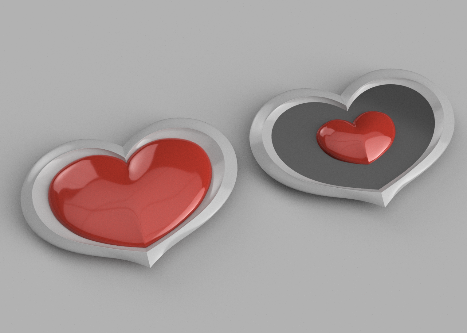 Zelda Heart Container Keyring by rhynes Download free STL model