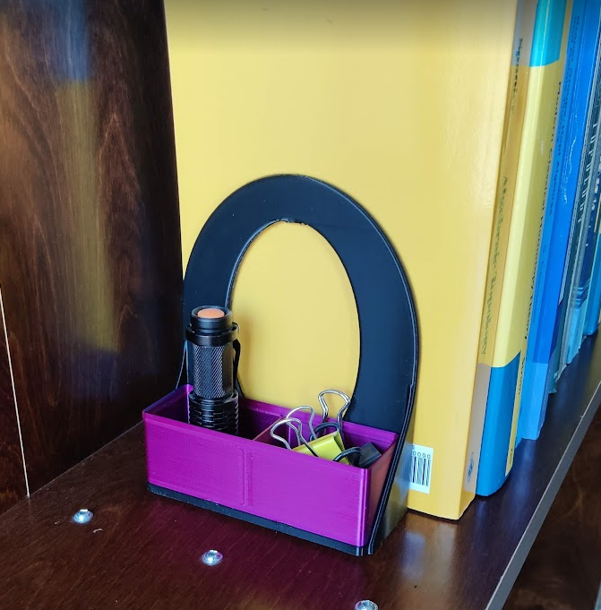 arch bookend with gridfinity 3x1 base