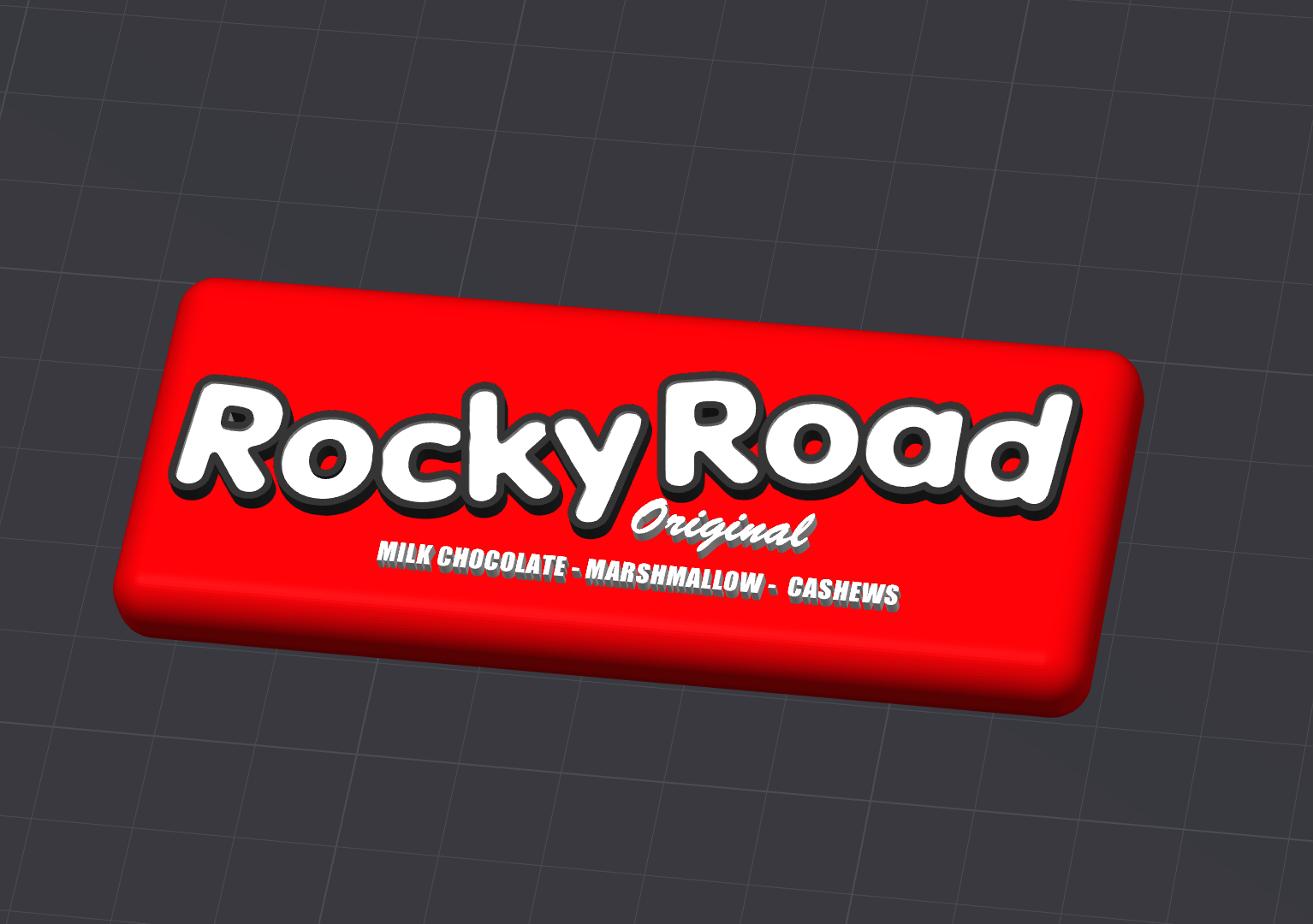 Rocky Road Candy Bar Magnet