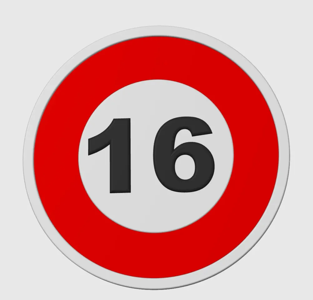 16 sign by sagatxxx | Download free STL model | Printables.com