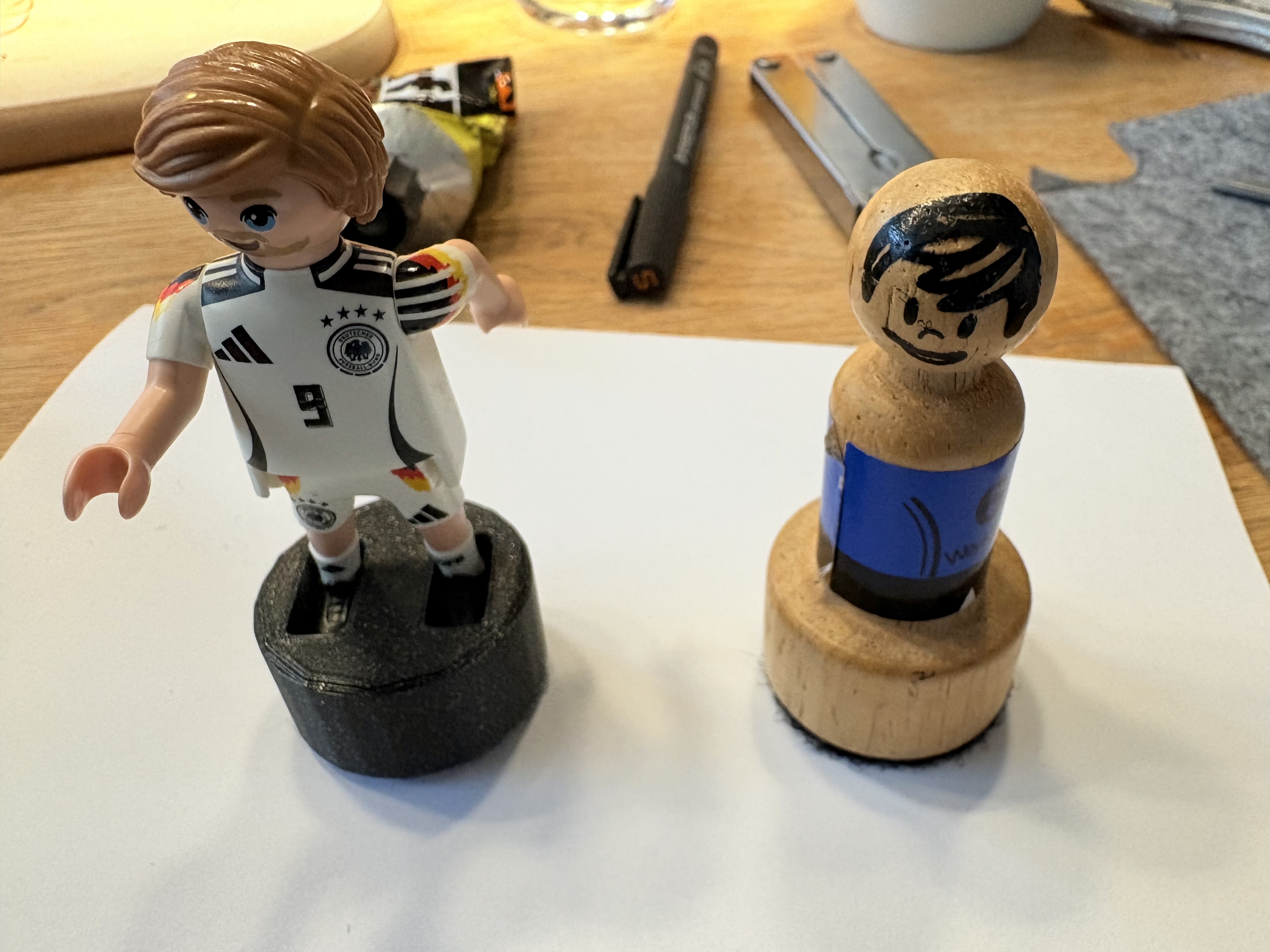 Weykick-Fuß für Playmobil Edeka DFB Stars 2024 ("Playmobil-adapter")