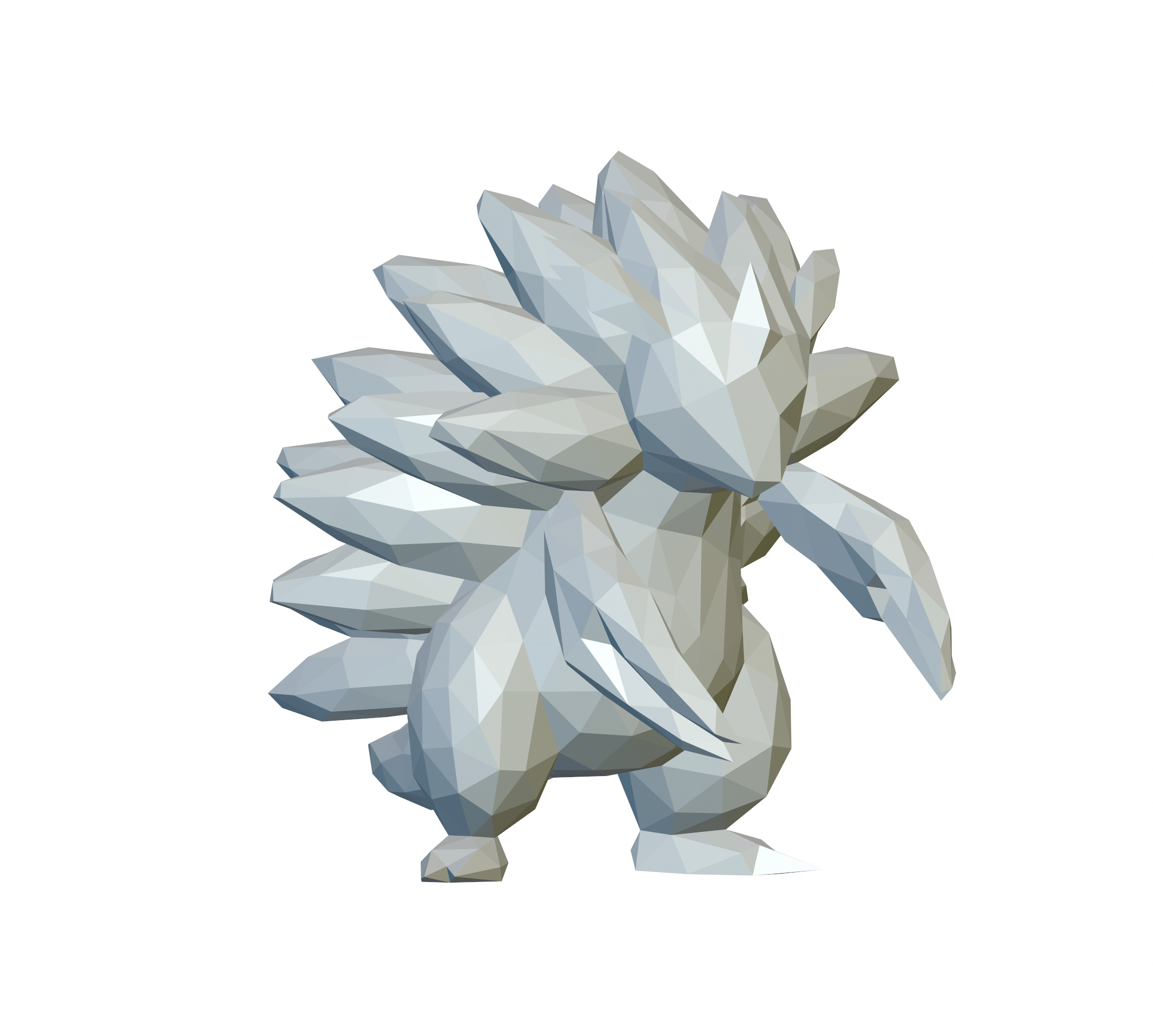 (Low Poly) Pokemon Sandslash 28 3D Printing by 3Dprint1UP Download