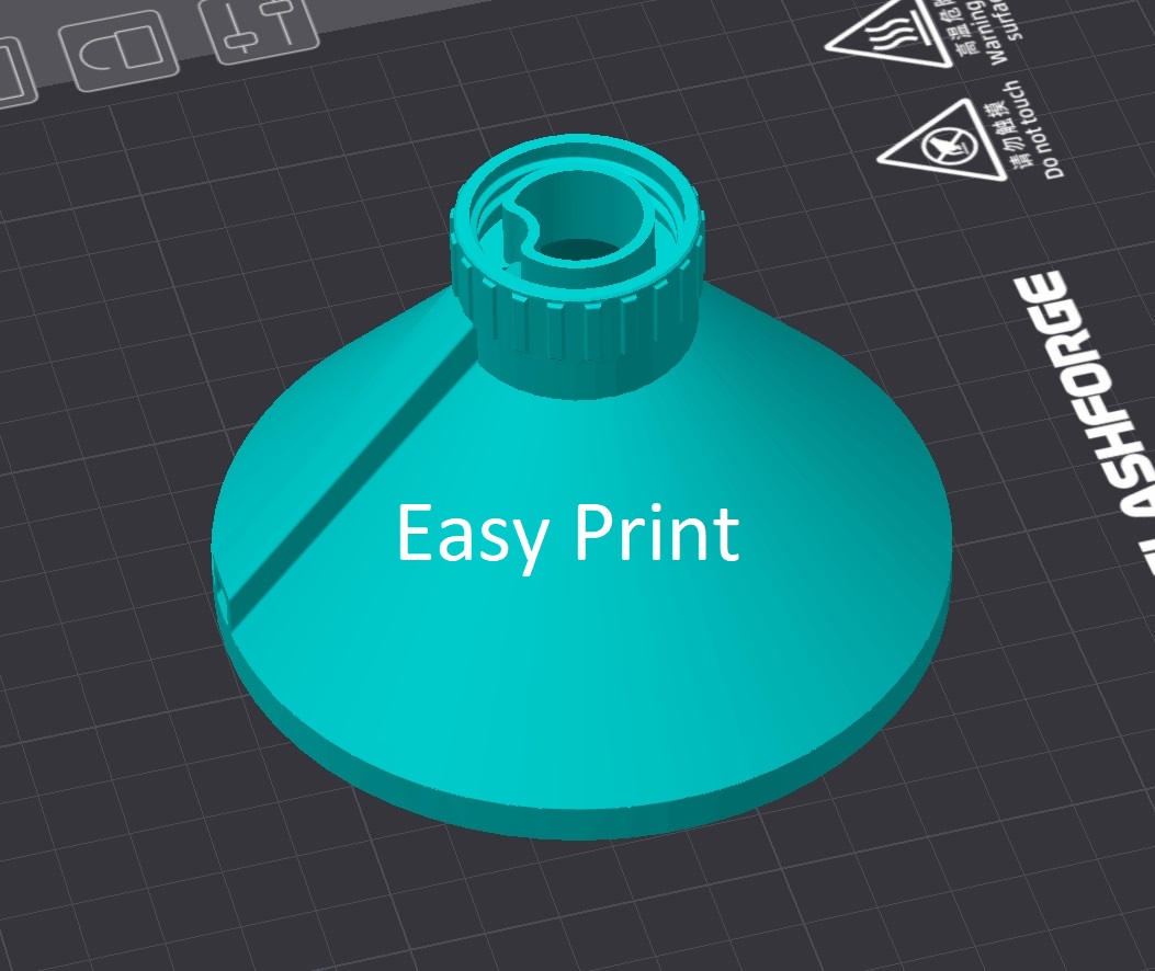 Funnel for PET Bottle with tunnel for escaping air BEST REMIX Easy Print!