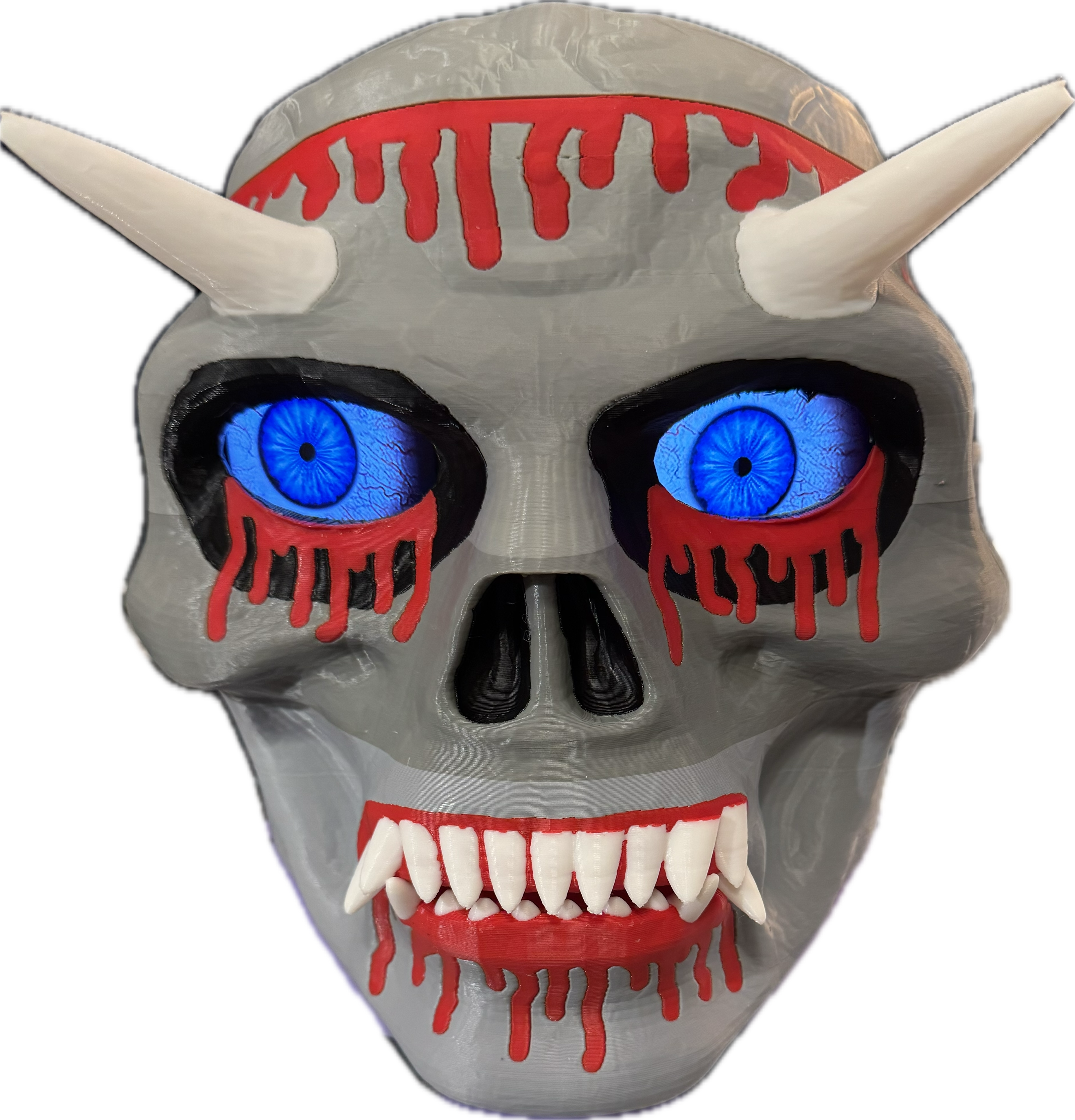 Demon Zombie with LED Eyes