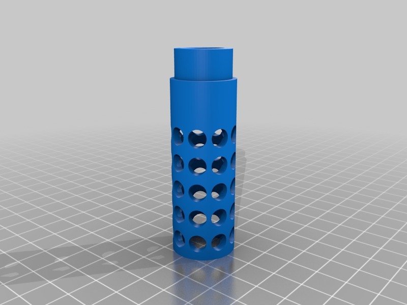 threaded airsoft muzzle brake/flash hider