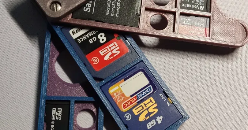 SD and micro SD keychain by sagatxxx | Download free STL model ...