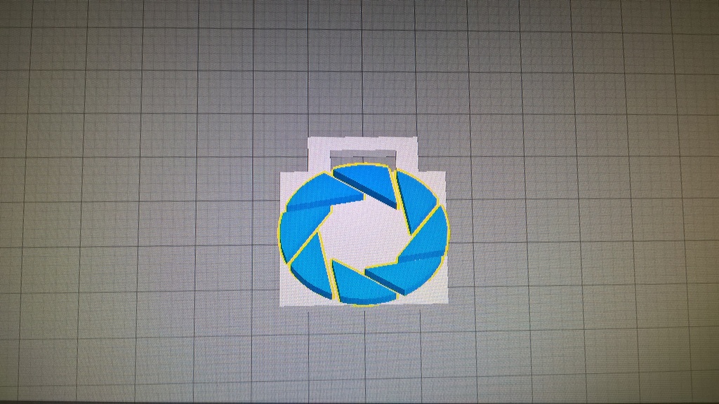 aperture science talisman/charm/mascot/keychain by Planetler | Download ...